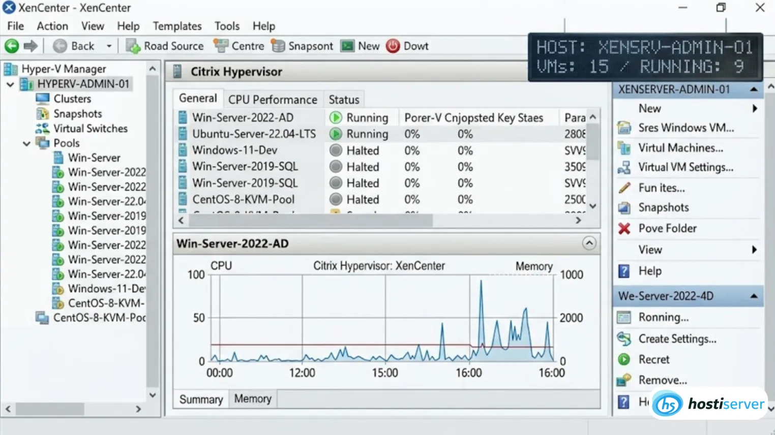 Citrix Hypervisor (XenServer) — komerční Xen hypervizor s integrací Citrix Virtual Apps and Desktops